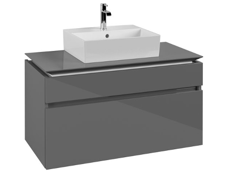 Villeroy &amp Boch Legato Vanity unit B604 1000x550x500mm centro lavabo iluminación LED