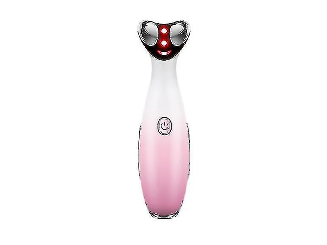 Masajeador facial y ocular 3 en 1 Yunzii, eléctrico, reafirmante y reafirmante, color rosa