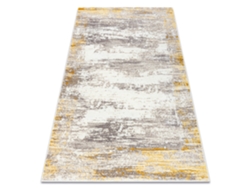 Alfombra Core W9775 Marco, Sombreado - Estructural, Dos Niveles de Vellón, Marfil / Beige (120 x 170 cm)