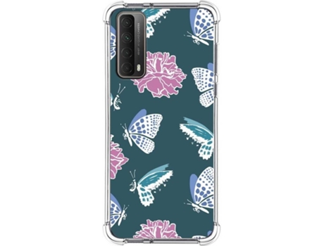 Carcasa Huawei P Smart 2021 TUMUNDOSMARTPHONE Dibujos Antigolpes Flores 10 Multicolor