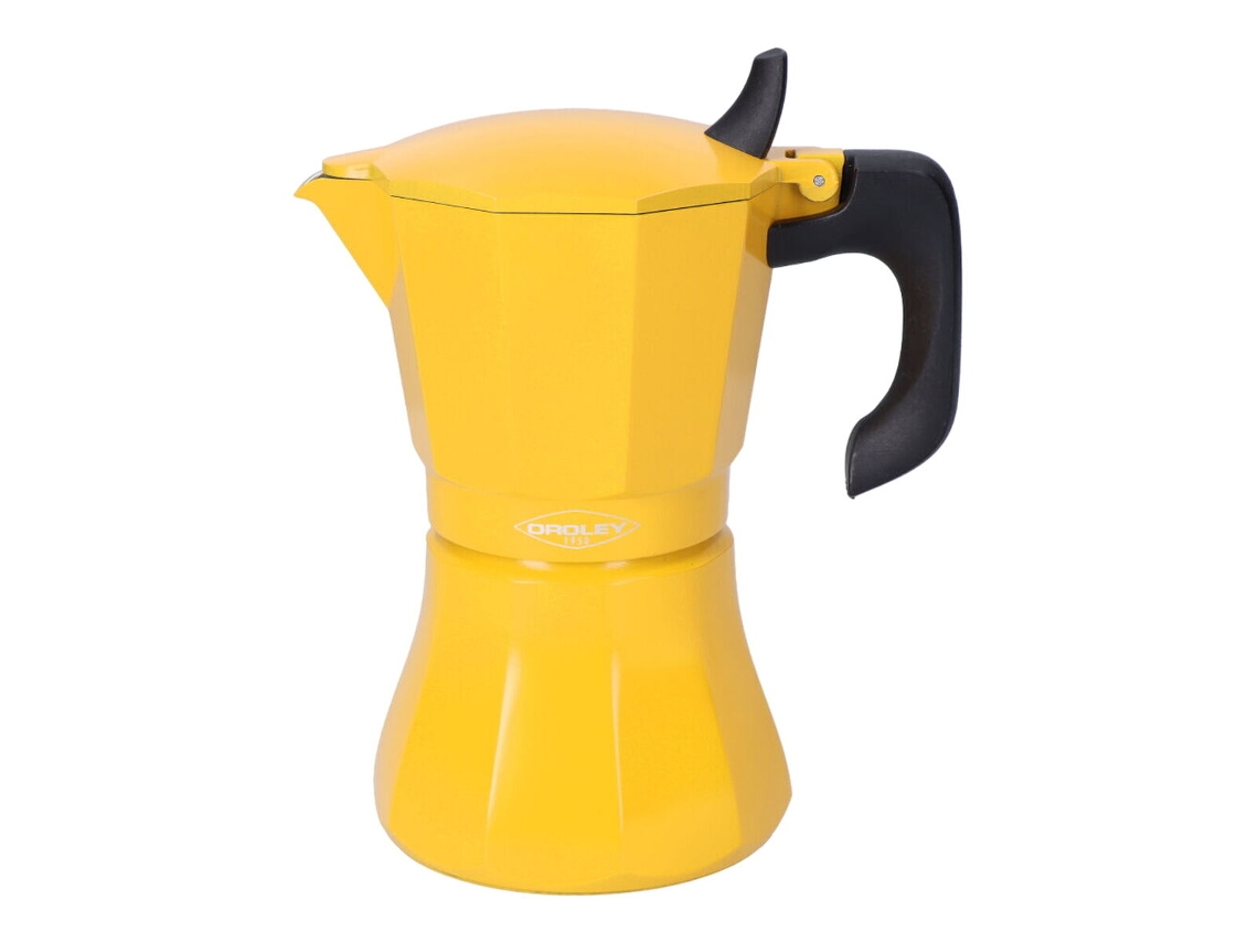 Cafetera Italiana OROLEY Petra Mostaza 6 Tazas
