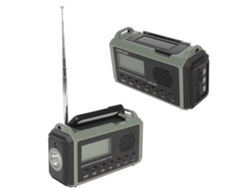 Radio De Emergencia Fm Am Sw Wx 10000mah Carga Solar Portátil Lcd Pantalla Digital Radio De Manivela Para Exteriores