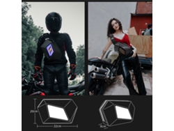 2026as-mochila Bandolera Led Con App Bluetooth Personalizable Carcasa Rígida Impermeable Para Ciclismo Senderismo