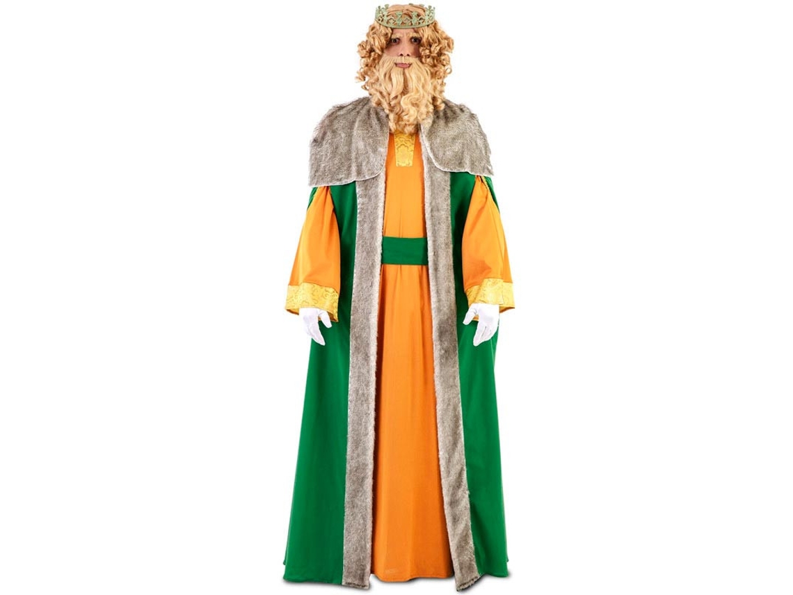 Disfraz de Hombre EUROCARNAVALES Mago Rey Gaspar (M/L )