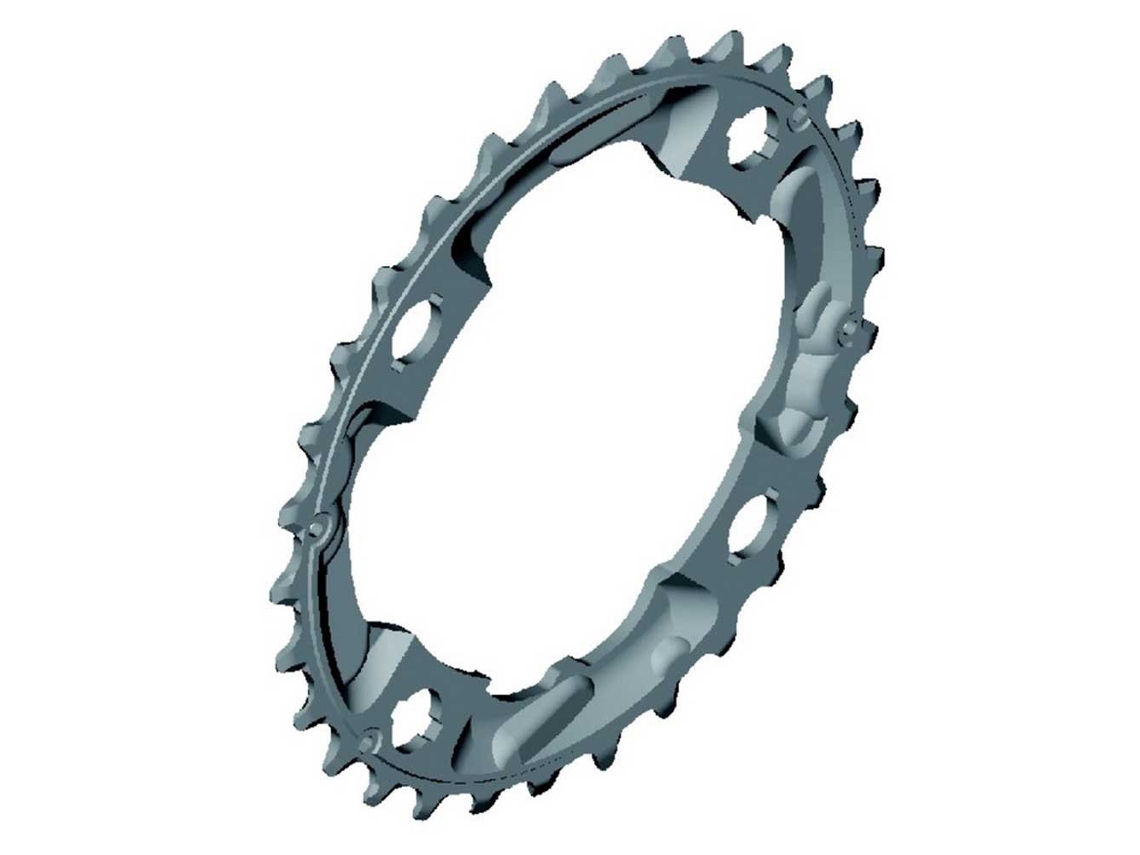 Anel de Corrente Alivio M4000 Prateado 40Tshimano
