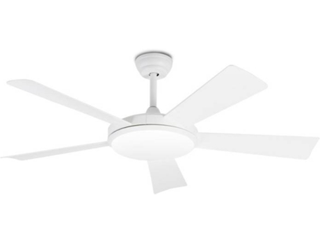Ventilador de Techo FARO BARCELONA Saona Blanco (38 W - Diámetro 132 cm)