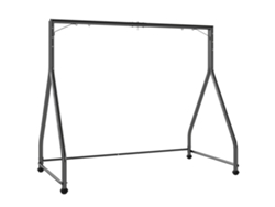 Soporte De Acero Para Columpio De 2-3 Plazas, 360 Kg, 210x117x175 Mm, Negro.