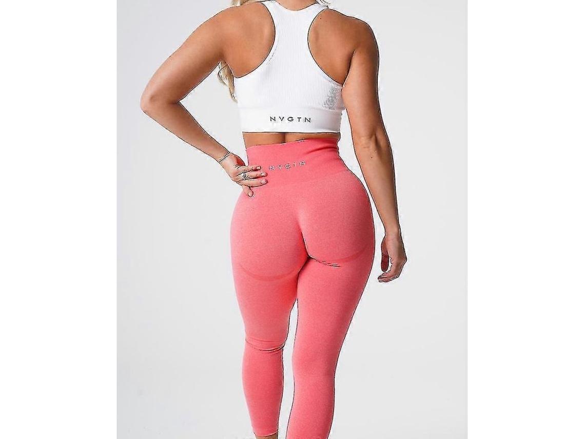 Leggings De Cintura Alta De Spandex Moteado Sin Costuras Para Gimnasio Y Yoga Para Mujer