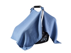 Funda de muselina ligera y transpirable para asiento de coche de bebé Eifson (azul océano)