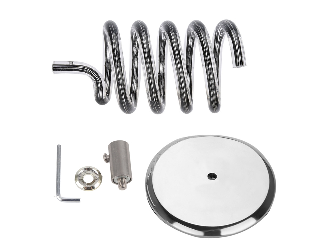Soporte Estable Para Secador De Pelo De Acero Inoxidable Y Acrílico Para Salón Y Hogar De Escritorio