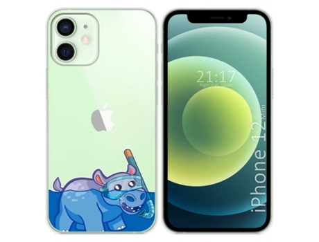Carcasa iPhone 12 Mini (5.4) TUMUNDOSMARTPHONE Dibujos Transparente Multicolor