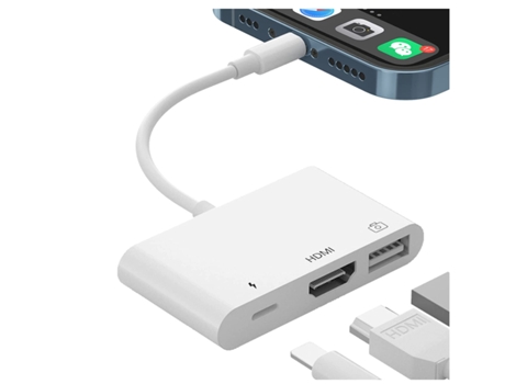 Adaptador Hdmi Otg CHRONUS HDMI1218-Y6 Blanco