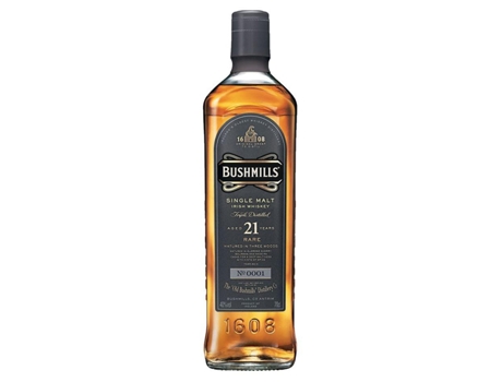 Whisky Bushmills 21 años Rare Irlandês