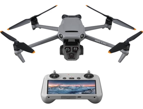 Drone DJI Mavic 3 Pro con DJI RC (5.1K - Autonomía: Hasta 43 minutos - Negro)