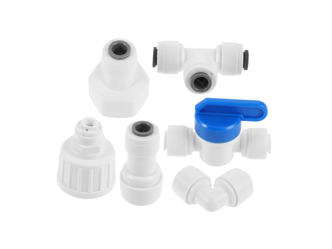 Kit de conexión rápida para purificador de agua, adaptadores de grifo, incluye válvula y accesorios Gokoco