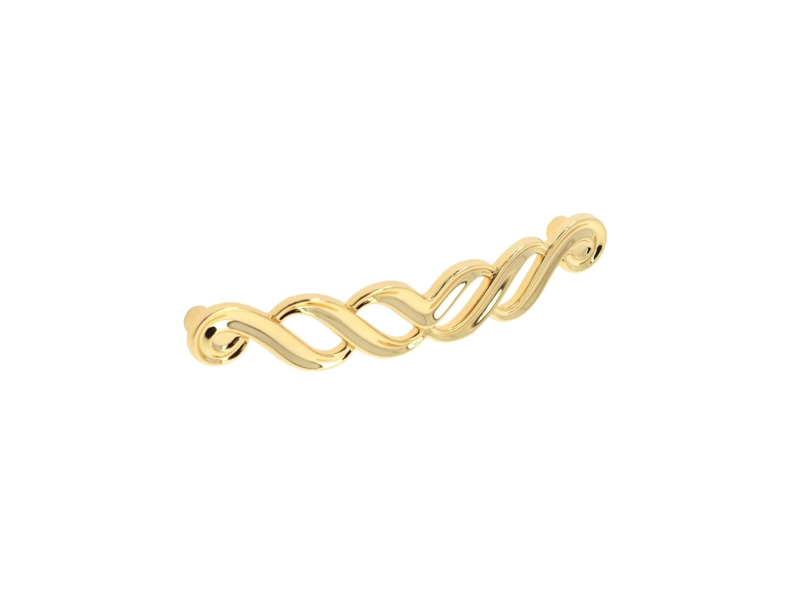 Tirador Para Mueble De Zamac Distancia Entre Centros 128 Mm Chapado En Oro Lote De 25mm