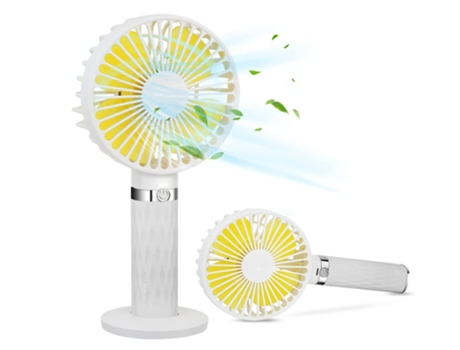 BISBISOUS Ventilador de Mano Ventiladores portátiles Recargables USB con 3 velocidades Ventiladores de Mesa eléctricos con Pilas para el hogar