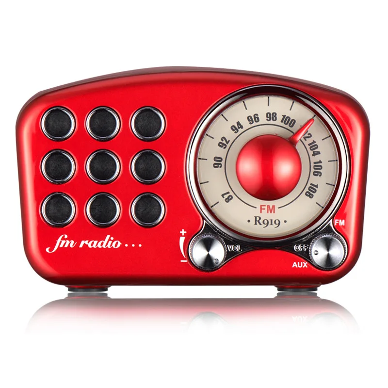 Altavoz Bluetooth (rojo), Altavoz Inalámbrico, Subwoofer, Radio