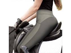 Pantalones De Equitación Para Mujer Pantalones Skinny Levanta Glúteos Talla 3xl Gris 3xl Gris