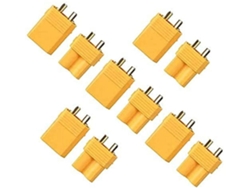 Pieza para Teledirigidos XT30 Macho-Hembra, conectores