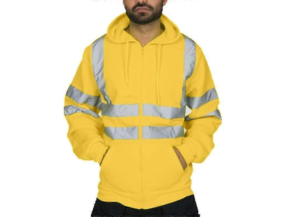 Chaqueta De Trabajo Hombre De Alta Visibilidad Amarilla Tallas M-4xl Poliéster L Amarillo