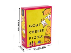 Pizza Leite Cabra | Jogo De Festa Clássico | Corra Para Bater Cartas | Partidas 10min, Infinitas | 2–8 Jog., Acima De 8 Anos