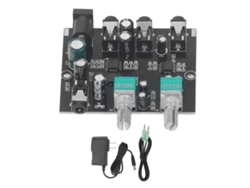 Mixer De Sonido Pasivo 2 Canales Ajustable 2 Entradas 2 Salidas Estéreo Bajo Ruido 100-240v
