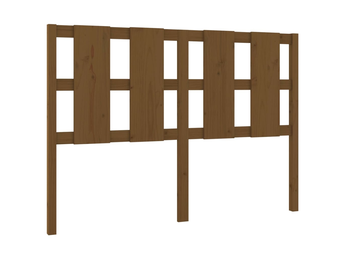 Maison Exclusive - Cabecero De Cama Madera Maciza Pino Marrón Miel 125,5x4x100 Cm