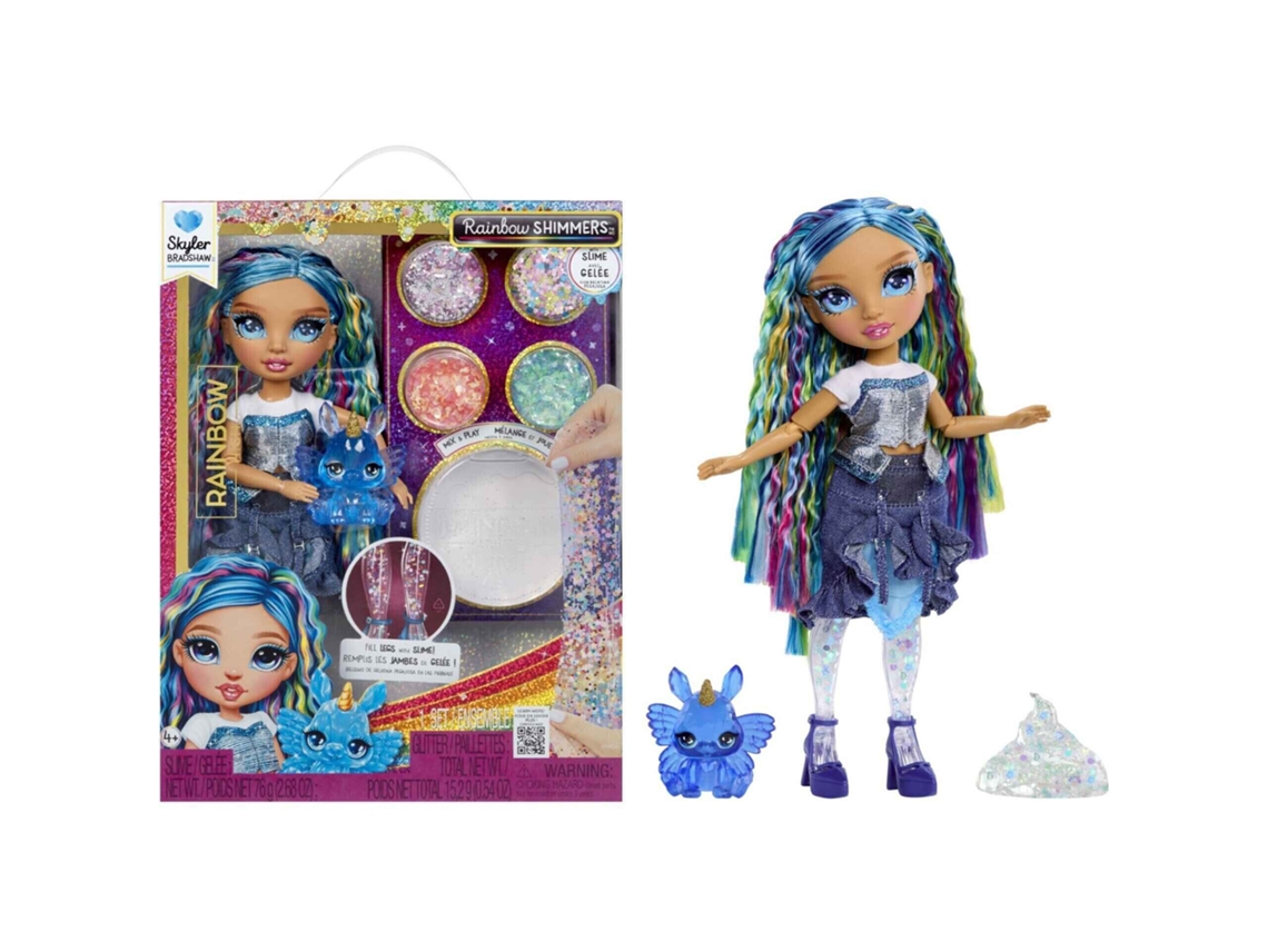 Brillo arcoíris con slime Skyler Rainbow High