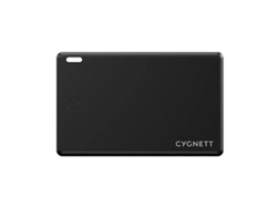 Rastreador de objetos Traveltag Bluetooth Slim Card Apple Find My Black Cygnett
