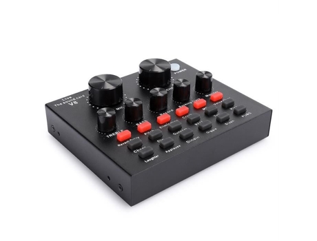 Tarjeta de sonido V8 Bluetooth Live Broadcast en Black Abs