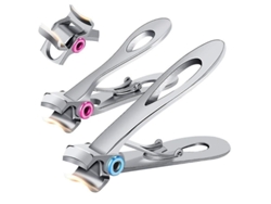 Tijeras Para Uñas Gruesas - Acero Inoxidable Con Apertura De Mandíbula Ancha Y Lima De Uñas