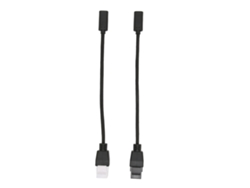 2 Cables Adaptadores Extensores Con Conector De Pared Usb C Keystone Hembra A Hembra