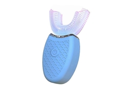 Escova De Dentes Elétrica Automática Em Formato De U Para Adultos, Com Clareamento Acústico, À Prova D'água, De Silicone, Ideal Para Aparelhos Or
