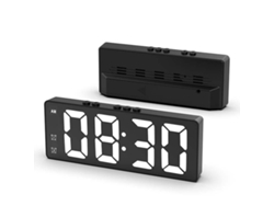 Despertador LED con superficie reflejada, HD, mesa NEVEANCE