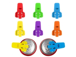 2026da-abrelatas De Mano 6 Piezas, Diseño Ergonómico Y Portátil, Multicolor, Para Latas De Bebidas