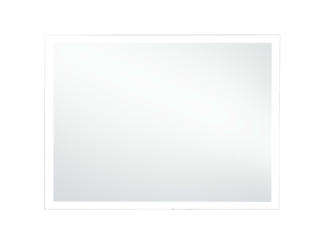 Espejo LED VIDAXL Plateado Cristal (100x60 cm)
