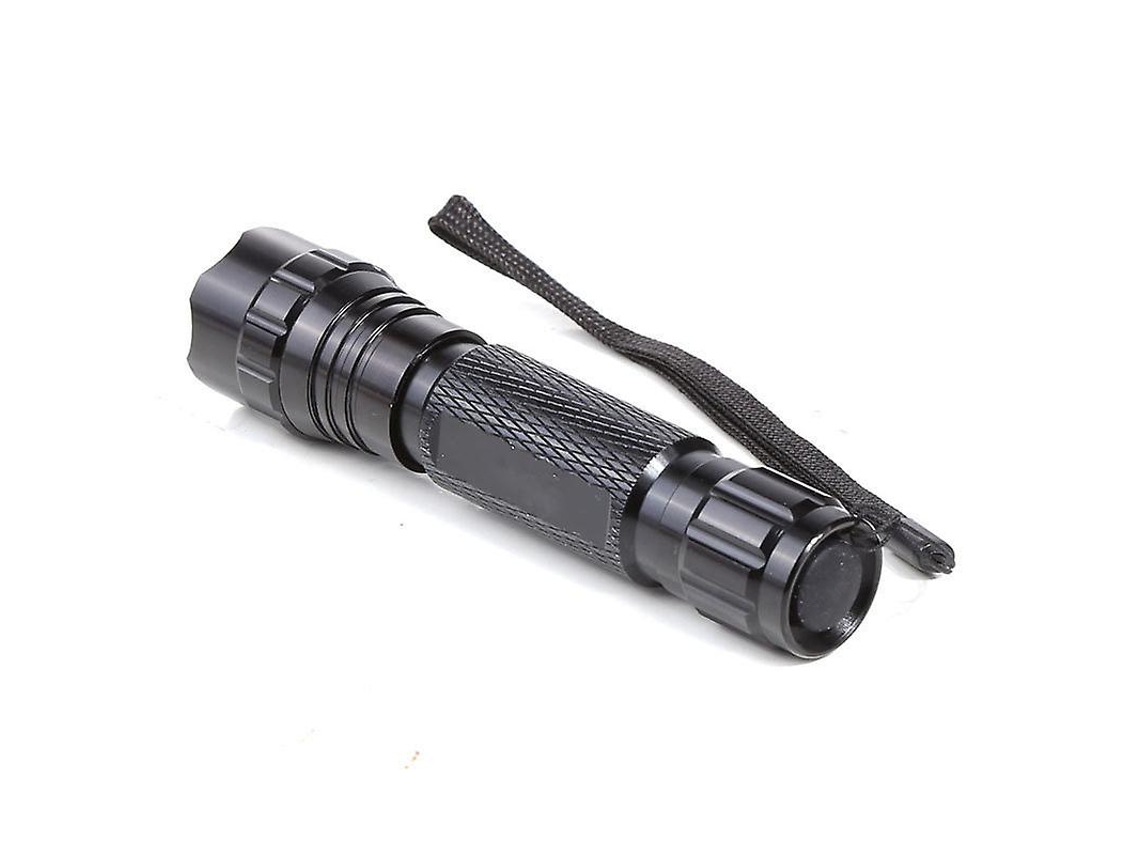 Linterna táctica de 1200 lúmenes, modo único, funda EDC, seguridad de 360 grados, color negro, Yizhood