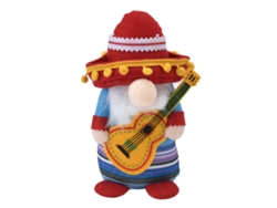 Muñeco Adorable Y Suave De Enanito De La Suerte, Decoración Duradera De Halloween Con Instrumento Musical.