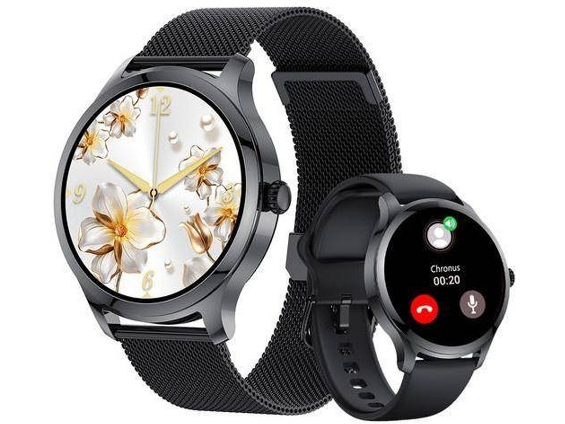 Reloj inteligente Yizhood Lw92 para mujer, color negro