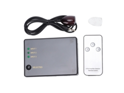 Conmutador HDMI 3 entradas 1 salida 4kx2k con control remoto infrarrojo