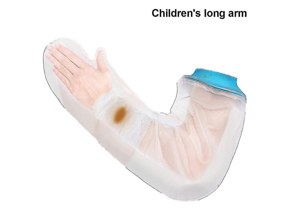 1 Funda Protectora Impermeable Para Brazo De Ducha Para Adultos - Tamaño Completo Y Largo