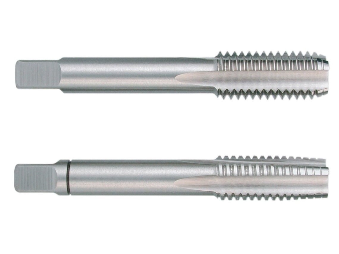 RUKO-236138-Juego de 2 machos para roscar a mano G DIN 5157 HSS rectificados con rosca G 1 3/8