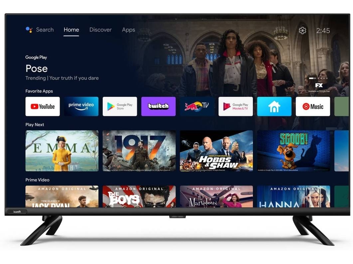 TV KUNFT K8413H32H (Outlet Grado A - LED - 32'' - 81 cm - HD - Android TV)