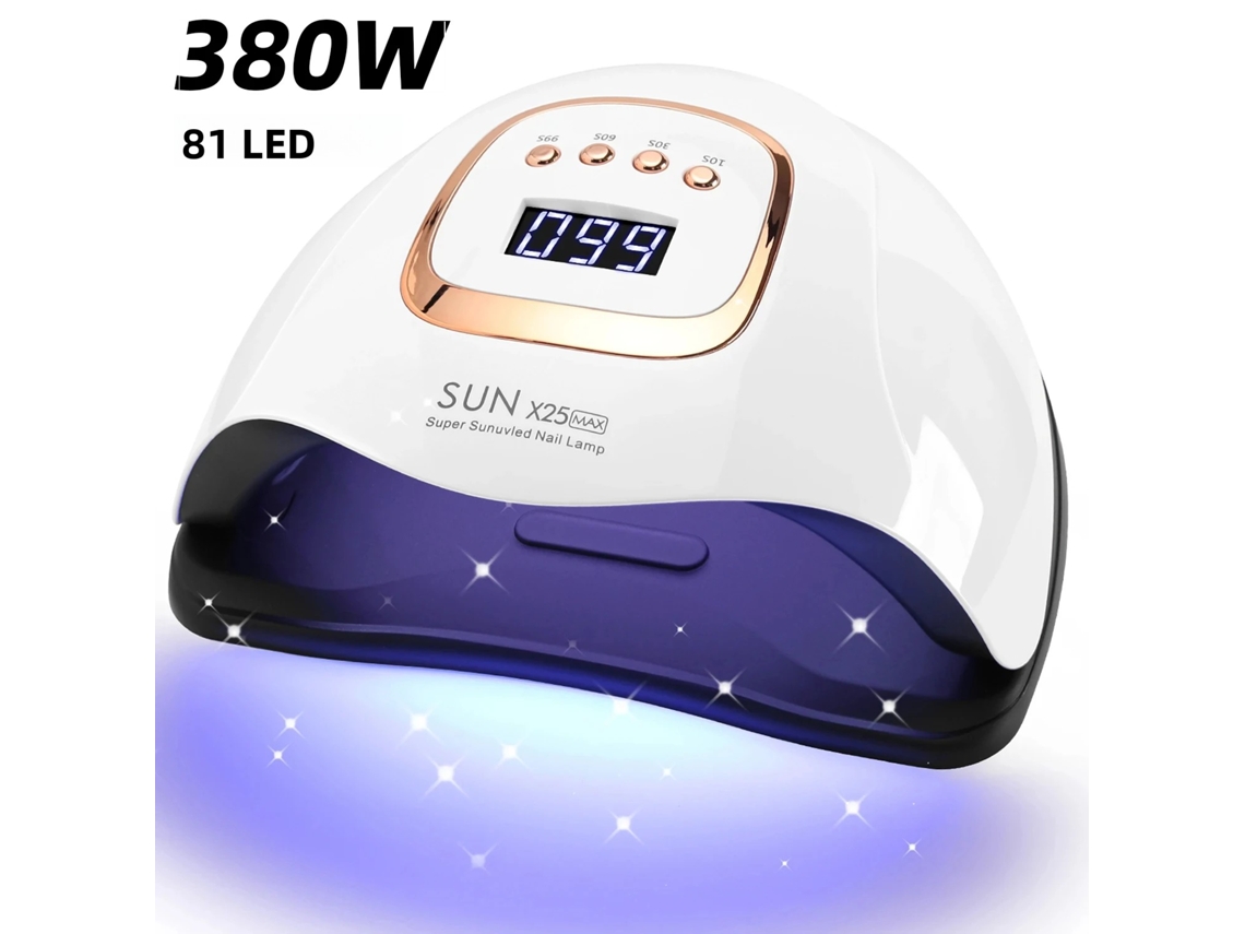 Lámpara Uv/led Para Uñas, 81 Perlas Led, Secado Rápido, Apta Para Decoración De Uñas Y Masaje De Pies.