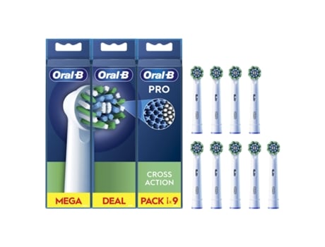 Recambios Cepillo Eléctrico ORAL B CROSS ACTION (9 Uni)