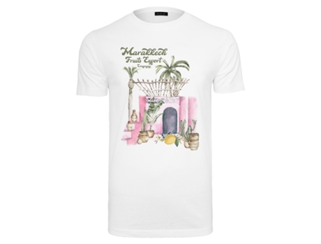 Camiseta MISTER TEE Marakkesch Fruits Blanco (S)