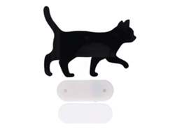 2026-lámpara Nocturna Gatito Negro Silueta Activada Por Voz Decoración Pared Luz Cálida Para Hogar Cuarto Cocina