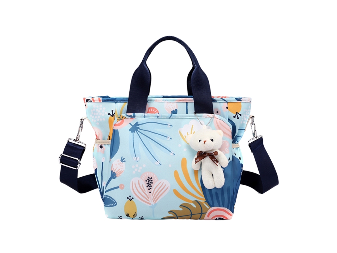 Bolsa Tote Para Fraldas Multifuncional À Prova D'água Para Mamãe E Papai Com Armazenamento Geral