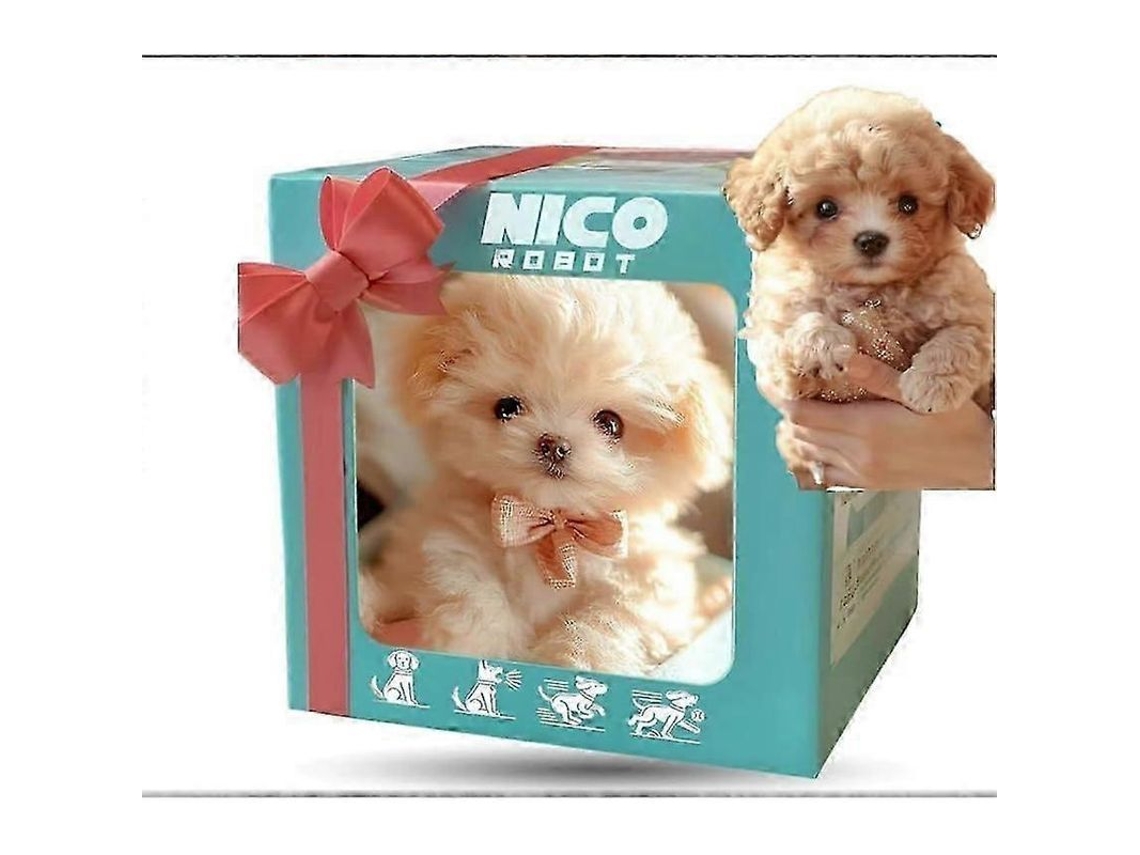 Perro Robot Adulto 2025, Nicoo - Perro Robot Realista Con Ia, Camina, Ladra Y Mueve La Cola.
